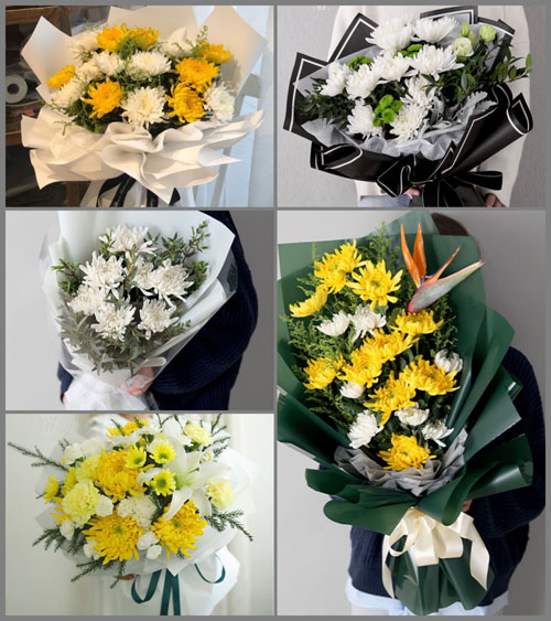 贵州毕节市织金县鸡场乡以角细村白事花束代送